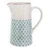 Modro-bel keramičen vrč Bloomingville Patrizia, 2 l