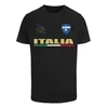 Mister Tee Majica Italia gorčica/zelena/ognjeno rdeča/črna
