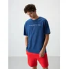 Tommy Life Majica T-Shirts progasto modra