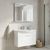 HANAH HOME Kupatilski ormarić sa umivaonikom i ogledalom (2 komada) Purus 80 973