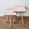 Hanah Home 2SHP187 Pomoćni stočić, 2 komada, Bež