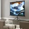 Projekcijsko platno 200x200 cm s stojalom – 113” – Mobilni kino kjerkoli želite!