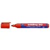 Sijajni marker Edding 30 rdeč