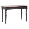 Radni stol s 3 ladice 117 x 57 x 75 cm masivno drvo mahagonija