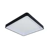 Brilagi - LED prigušiva plafonska svetiljka FALCON II LED/125W/230V 60x60 cm crna +daljinski upravljač