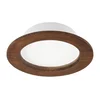 LED ugradno stropno svetlo WOODY SPOT LED/12,5W/230V 3000K trešnja prečnik 16 cm