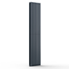 Blumfeldt Tallheo, 41 x 180, radiator, kopalniški radiator, cevni radiator, 691 W, sanitarna voda, 1/2 (SAN2-Thal-1-180*41-a)