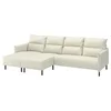 MANNARP Sofa 4-sed i lenjivci, Gunnared bež