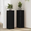 Stalak za biljke 2 pcs Crni hrast 25 x 25 x 80 cm