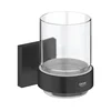 GROHE 410972430 - Kozarček z držalom START CUBE, črn
