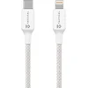 Tactical Stitch Thread pleten USB-C v Lightning kabel bele barve dolžine 2m