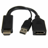 GEMBIRD A-HDMIM-DPF-01 Active 4K HDMI to DisplayPort adapter, black 42540