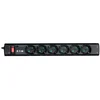 Eaton Protection Strip 6 DIN, 10A, 2500W Input: Schuko, Outputs: (6) Schuko 1m ( PS6D )