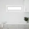 vidaXL Okno za klet RISOR 110 x 40 cm PVC in steklo Antracit