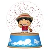 Mini Glitter Globe Anime - One Piece POP! - Monkey D. Luffy