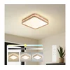 Brilagi - LED prigušiva svetiljka MOLINA SQUARE LED/48W/230V hrast 40x40 cm + daljinski upravljač