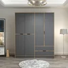 Hanah Home Elina 7199 Garderober, 180x210x52cm, Antracit