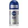 Nivea Silver Protect antiperspirant roll-on za moške 48h (Anti-bacterial Protection) 50 ml
