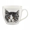 DAJAR Ambition Porcelanska skodelica z mačko, bela, 550 ml
