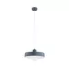 Luster na sajli NEVERA 1xE27/15W/230V siva
