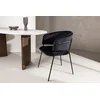 Venture Design Jedilni stol Selma 58x54x82 cm Črn