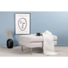 Venture Design Tabure Boom 90x70x49 cm bež in zlat