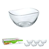 Steklena skleda za kompot 310 ml prozoren set 6 VIRA KLC