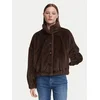 Weekend Max Mara Krzno Anemone 2625086021 Temno rjava Regular Fit