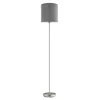 Eglo 96377 - Podna lampa PASTERI 1xE27/60W/230V prečnik 28 cm siva