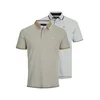 JACK & JONES Majica JJEPaulos  temno bež / svetlo siva / črna / bela