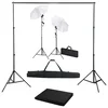 Den Komplet za fotografski studio z ozadjem, svetilkami in d