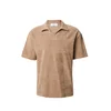 DAN FOX APPAREL Majica Leif temno bež
