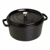 Cocotte cooking pot, cast iron, 34 cm/12.6L, Black - Staub