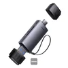 Baseus Lite Series SD/TF memory card reader, USB + USB-C (gray)