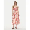 ONLY Poletna obleka Catja 15347529 Rdeča Regular Fit