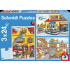 SCHMIDT Puzzle Policija, gasilci, reševalci 3x24 kosov