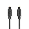 Nedis Optični avdio kabel TosLink moški TosLink moški 1 00 m Okrogla PVC antracit Škatla