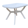 IMMOPLAST Baštenski sto Classic, 125 x 80 cm, Beli