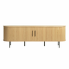 TV omarica v hrastovem dekorju 56x180 cm Nola – Unique Furniture