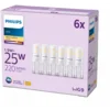 Philips LED-žarnica z G9-vtičnico, 1,9 W, 220 lm, 2700 K, mat, 6 kosov - Plastika