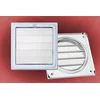 Gravitaciona ventilaciona rešetka 150x150/ fi 100mm braon plastificirana-hv lim ( 9172 )