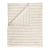 Bombažna odeja v naravni barvi 150x200 cm Cotton Muslin Stripe – Bianca