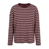 studioselect Majica Willa bordo/bela