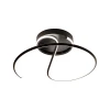 LED prislonjen plafonski luster DELTA LED/30W/230V crna