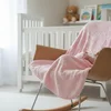 Bebi ćebe Emboss - 100x120cm Happy days Pink