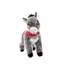 Uni-Toys Plišasti osel s šalom 30 cm