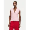 Tommy Hilfiger Pletena jopica WW0WW50075 Svetlo rožnata Slim Fit