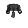 TOD REFLEKTOR CRNI GU10 3x10 Watt IP20 220-240 Volt D: 22 H 1: 9 H 2: 12.7 cm NL9012282