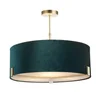 Endon 95839 - Luster na šipci HAYFIELD 3xE27/40W/230V mesing/zeleno