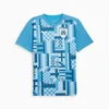 PUMA Olympique De Marseille Pre-Match Short Sleeve Jersey Men, Azure/Ocean Tropic